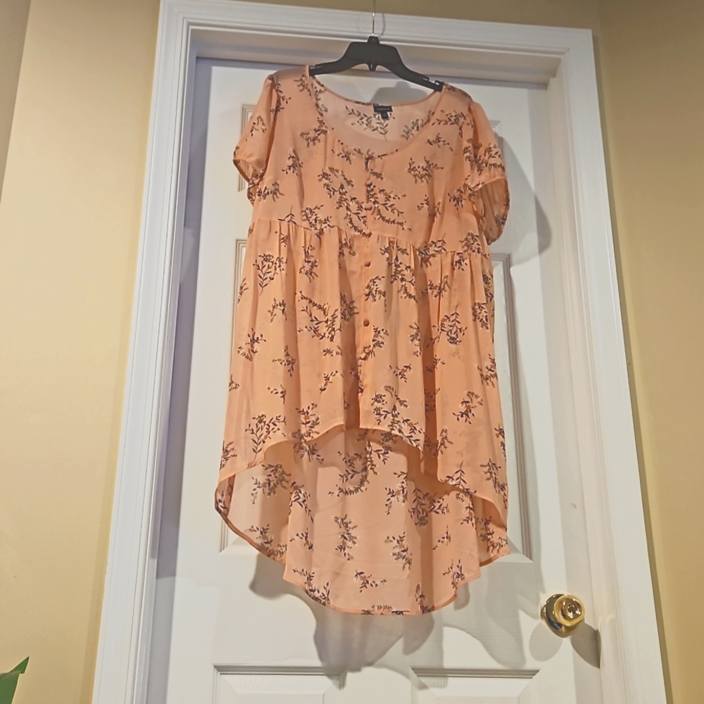 High-low Babydoll Blouse